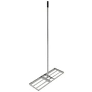 Trilenars Lawn Leveling Rake, Heavy Duty Steel Lane Grader, Stainless Steel Lawn Leveler, 180° Flexible Rotation, Suitable for Gardens, Lawns, Golf Courses, Farms,Ranches, ATV, UTV
